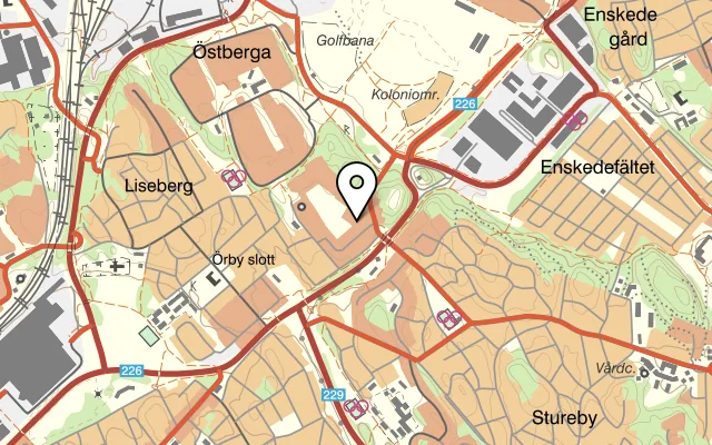 Karta som visar Loran's Restaurang & Pizzeria på Stamgatan 4, 125 74 Älvsjö