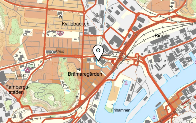 Karta som visar Ölstugan Tullen Kville på Herkulesgatan 3A, 417 01 Göteborg, Sweden