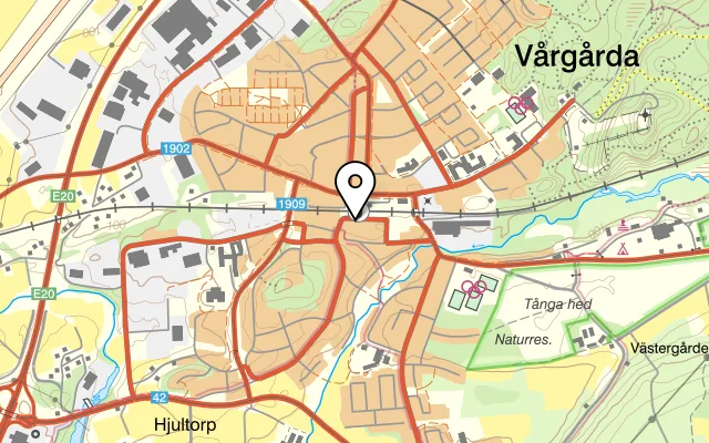 Karta som visar Pizzeria Barri på Järnvägsgatan 3, 447 34 Vårgårda
