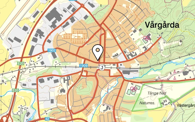 Karta som visar Mathias Kök & Rum på 447, Kungsgatan 45, 447 30 Vårgårda