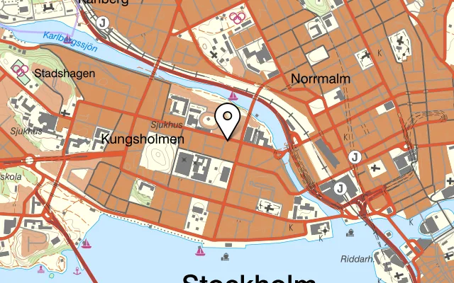 Karta som visar Texas Longhorn på Fleminggatan 27, 112 26 Stockholm