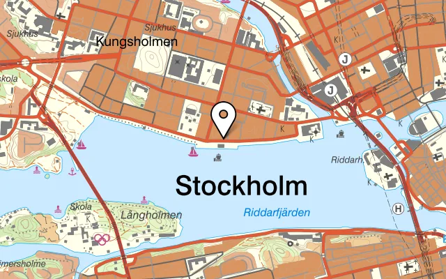 Karta som visar Il Forno Da Pino på Norr Mälarstrand 30, 112 20 Stockholm