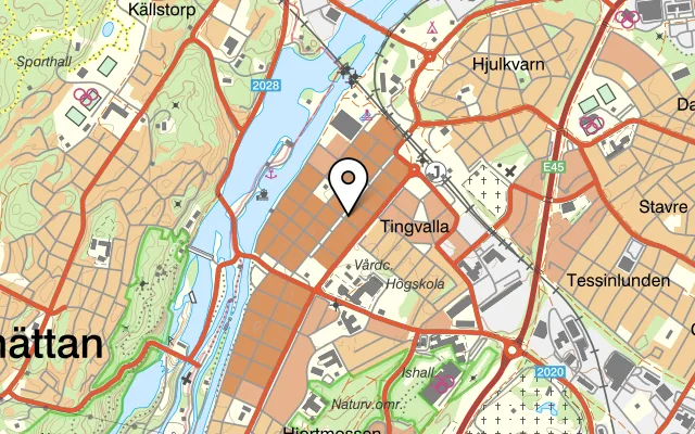 Karta som visar Rockbar Backstage på Kungsgatan 24, 461 30 Trollhättan