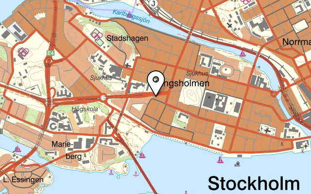 Karta som visar Hangchow på Drottningholmsvägen 21, 112 42 Stockholm