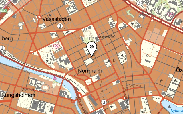 Karta som visar Tutto Bello på Tegnérlunden 4, 113 59 Stockholm