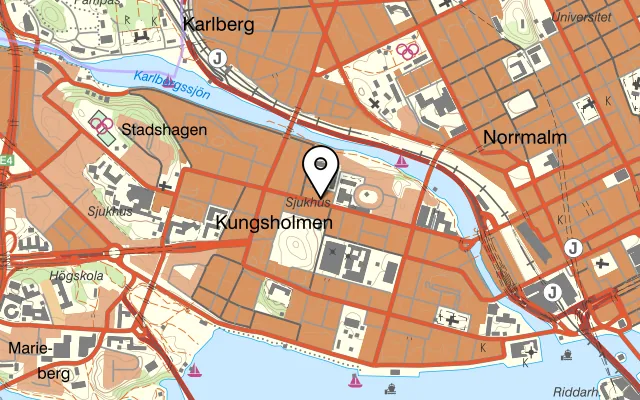 Karta som visar Flying Scotsman Inn på Fleminggatan 28, 112 32 Stockholm, Sweden