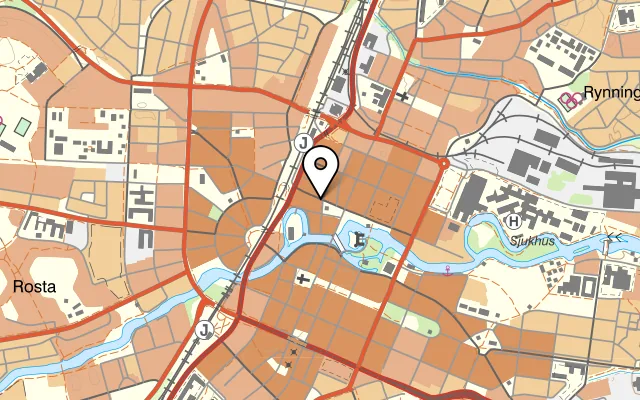 Karta som visar Fatcuz på Klostergatan 11-13, 703 61 Örebro