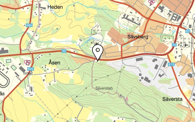 Karta som visar Jontas på Åsenvägen 1, 821 30 Bollnäs