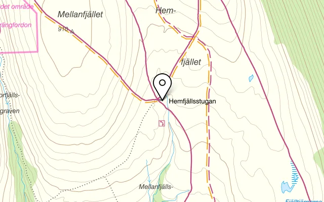 Karta som visar Hemfjällsstugan på Digernäs 40, 780 67 Sälen