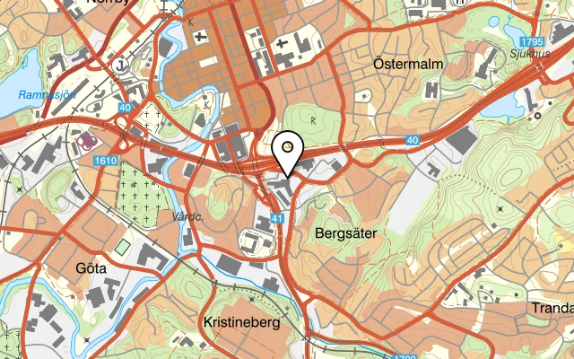 Karta som visar Andra Våningen på Åsboholmsgatan 12, 504 51 Borås, Sweden