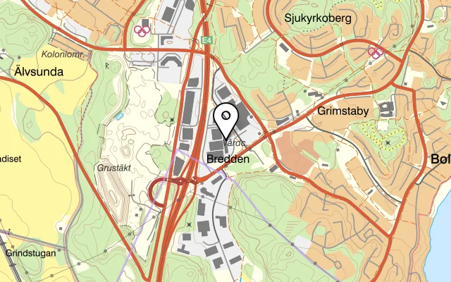 Karta som visar Wäsby Restaurangskola på Nibblevägen 1, 194 92 Upplands Väsby
