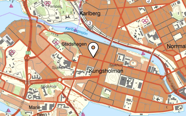 Karta som visar Nha Trang Restaurant på Fleminggatan 60, 112 45 Stockholm