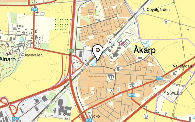 Karta som visar Tårtrummet på Malmöhusvägen 8, 211 18 Malmö