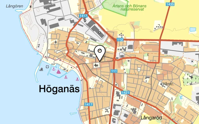 Karta som visar Pataya Thai på Storgatan 62A, 263 31 Höganäs