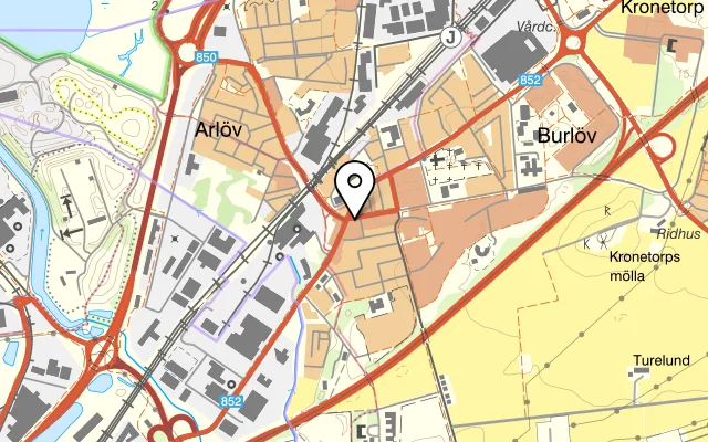 Karta som visar Peggies Pub & Restaurang på Vårfrugatan 8, 223 50 Lund, Sweden