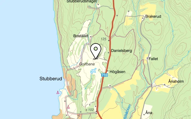 Karta som visar Golfrestaurangen på Skärningsberg, 665 91 Kil