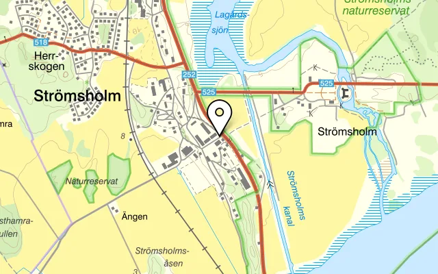 Karta som visar Gula Hästen på Stallbacken 2, 734 94 Strömsholm