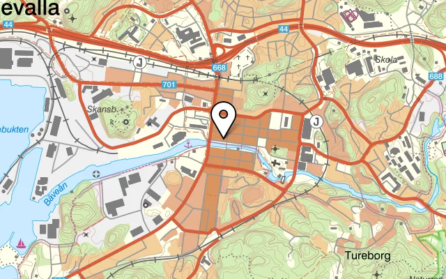 Karta som visar Coffee Roomer på Kochs Gränd 4, 451 30 Uddevalla