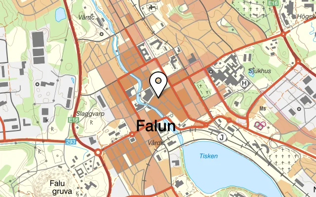 Karta som visar Pitchers på Holmgatan 15, 791 71 Falun, Sweden