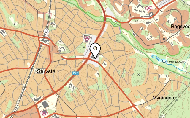 Karta som visar Il Pirata på Ågestavägen 1, 141 37 Huddinge