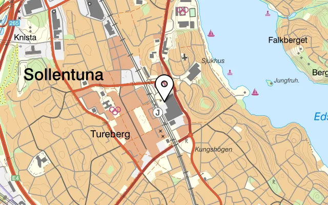 Karta som visar Mandarin Garden på Sköldvägen 14, 191 47 Sollentuna