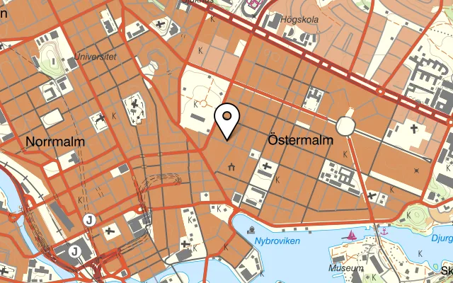 Karta som visar Hillenberg på Humlegårdsgatan 14, 114 46 Stockholm