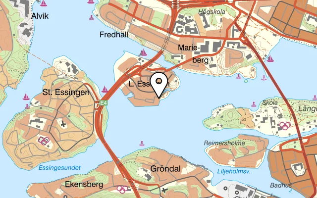 Karta som visar Lux på Primusgatan 116, 112 67 Stockholm