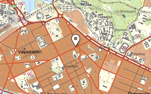 Karta som visar Balzac på Odengatan 26, 113 51 Stockholm