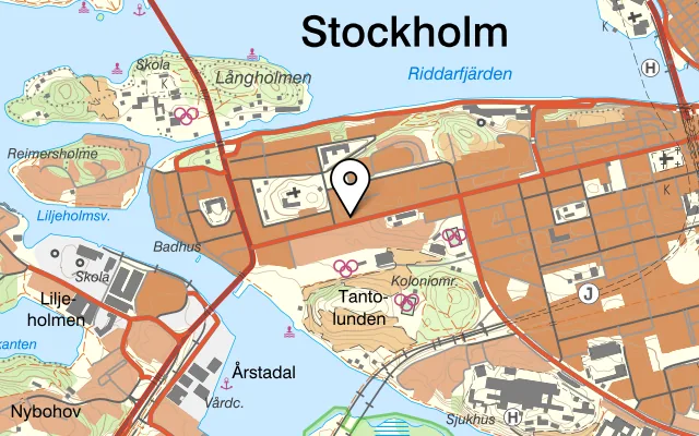 Karta som visar Retro på Hornsgatan 136, 117 28 Stockholm, Sweden