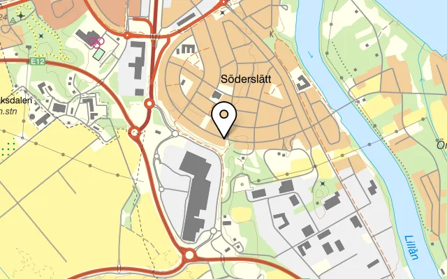 Karta som visar Svalan pizzeria på Ringvägen 35, 904 21 Umeå