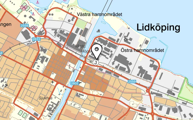 Karta som visar Brukets bistro & café på Bruksgatan 8, 726 31 Skultuna