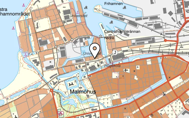 Karta som visar Restaurang Niagara på Norra Neptunigatan 1, 211 18 Malmö