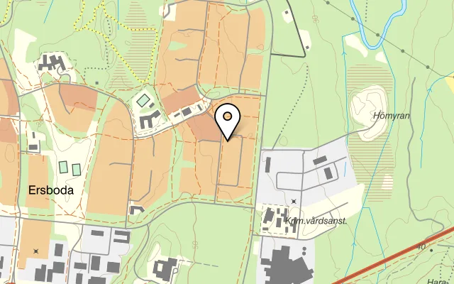 Karta som visar Kärnan på Törelvägen 73, 906 28 Umeå