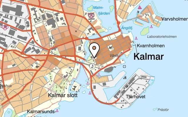 Karta som visar Kalmar Kött & Bar på Larmtorget 2, 392 32 Kalmar