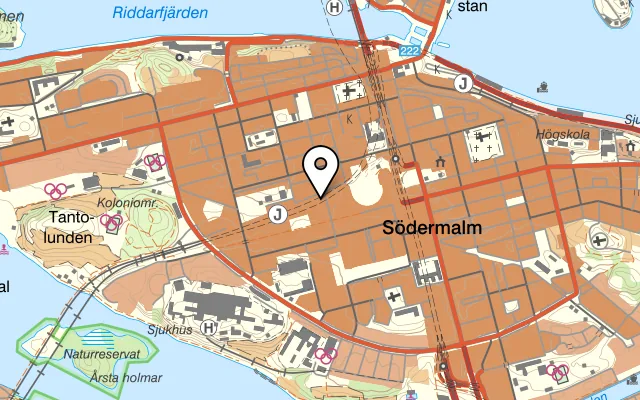 Karta som visar Lilla Wien på Swedenborgsgatan 20, 118 27 Stockholm, Sweden
