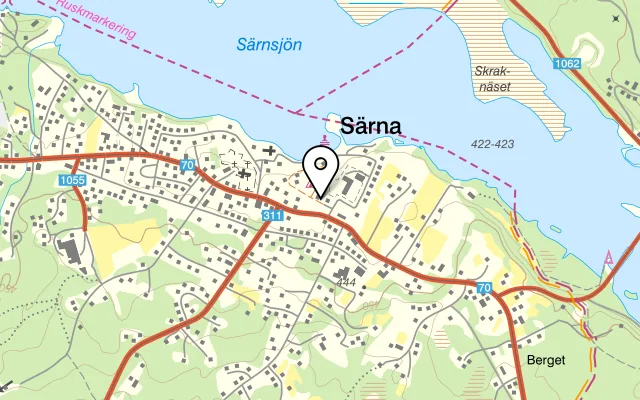 Karta som visar Lenas Kök och Bar på Särnavägen 106, 790 90 Särna