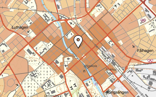 Karta som visar Taste of Chilli på Svartbäcksgatan 7-11, 752 30 Uppsala