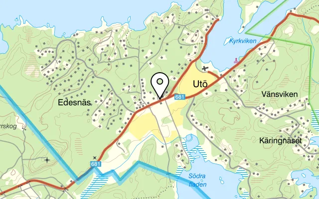 Karta som visar Pizzastugan på Idrottsgatan 1, 169 35 Solna