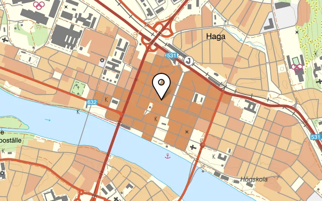 Karta som visar Rost på Skolgatan 49, 903 27 Umeå