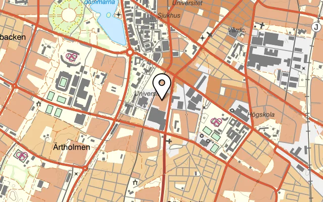 Karta som visar Fabriken Restaurang & Café på Industrigatan 75, 261 35 Landskrona