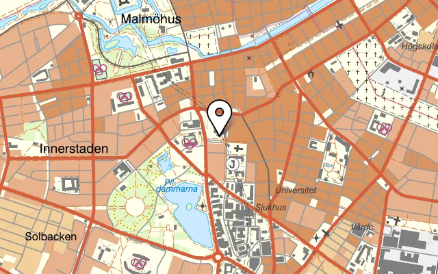 Karta som visar Smak på S:t Johannesgatan 7, 211 46 Malmö