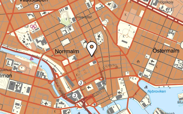Karta som visar Rayavadee på Olofsgatan 6, 111 36 Stockholm