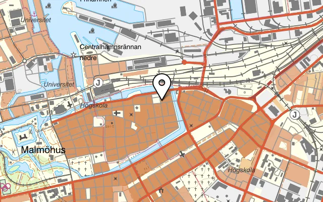 Karta som visar Marie Antoinette på Drottningtorget 6, 211 25 Malmö
