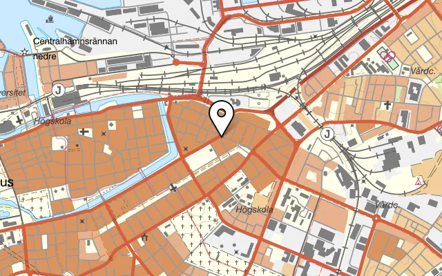 Karta som visar Sajvva på Östra Förstadsgatan 29, 212 12 Malmö