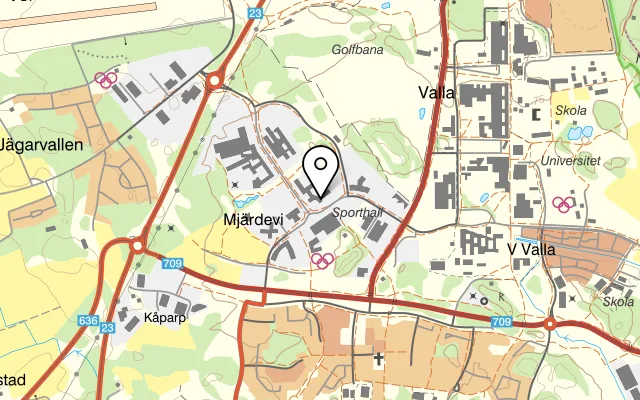 Karta som visar Husman på Teknikringen 8, 583 30 Linköping