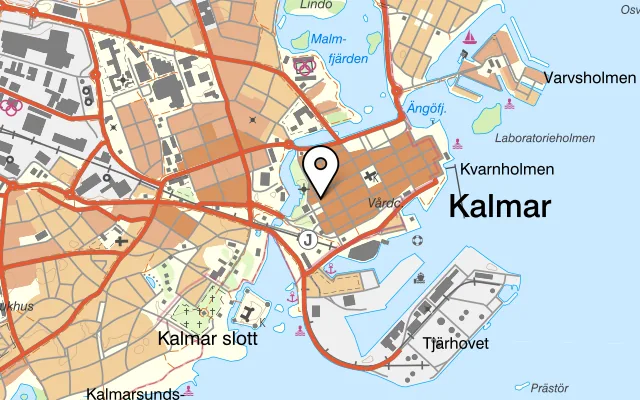 Karta som visar Lilla Puben på Larmgatan 24, 392 32 Kalmar, Sweden