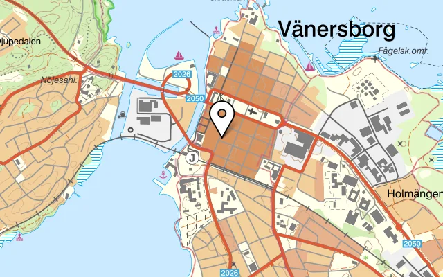 Karta som visar Phaja Thai by Siri på Edsgatan 13, 462 33 Vänersborg