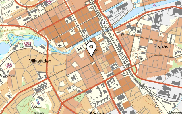 Karta som visar Cheers på Södra Kungsgatan 18A, 802 52 Gävle, Sweden