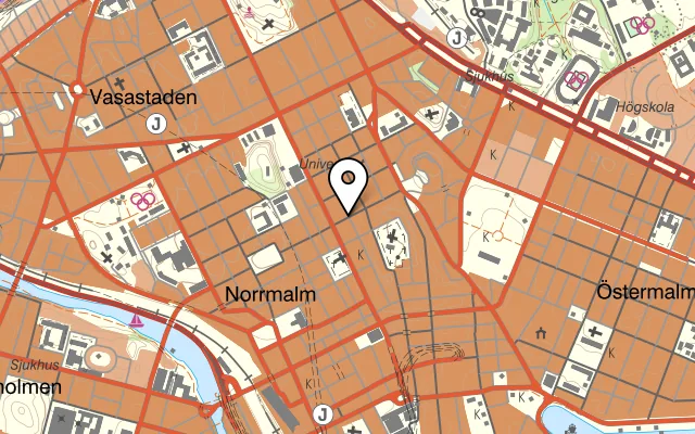 Karta som visar Leoparden på Tegnérgatan 16, 113 58 Stockholm, Sweden