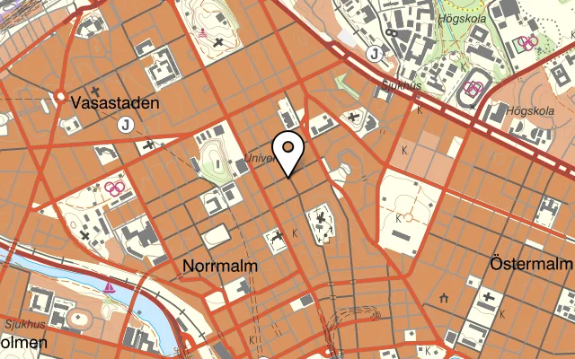 Karta som visar Shiro på Döbelnsgatan 35, 113 58 Stockholm